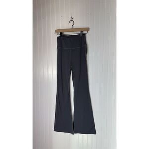 Lululemon Groove Flare Yoga Pants Women’s Sz 8 Gray Nylon Blend High Rise Active
